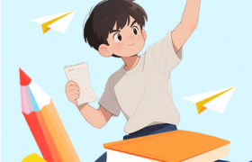 向光而行，以笔为剑，少年们，加油！